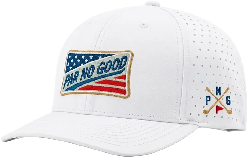 Old Glory 1776 Performance Golf Hat - Par No Good